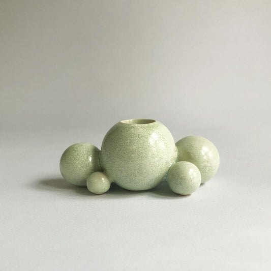 30. Green Boble Candle Holder (Small)