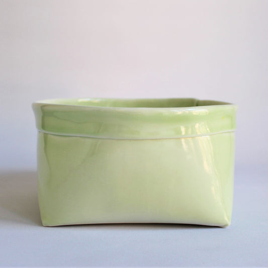 5. Green Porcelain Bag