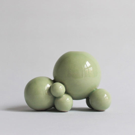 6. Light Green Boble Vase (Small)