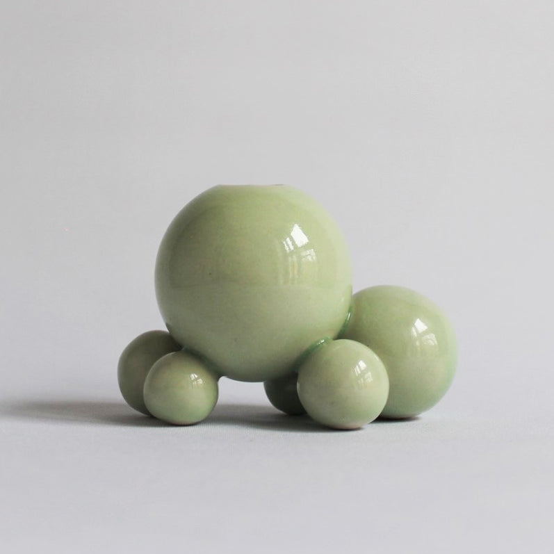 6. Light Green Boble Vase (Small)