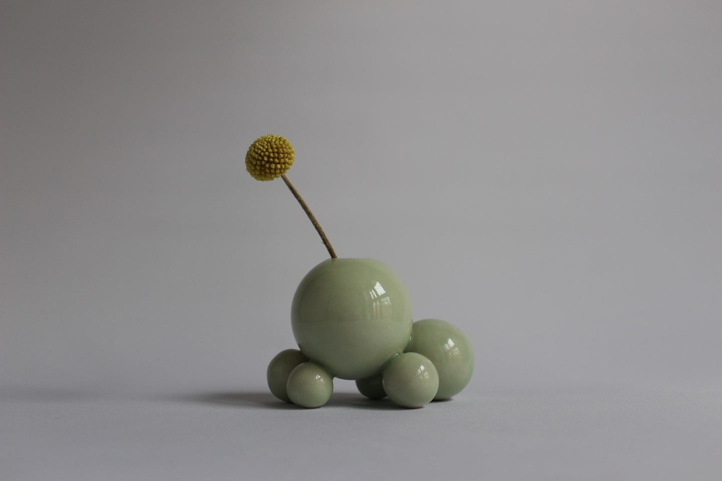 6. Light Green Boble Vase (Small)