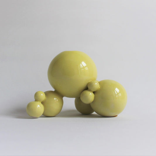 7. Light Yellow Boble Vase (Large)