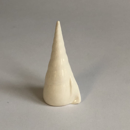 Juletræ med hvid glasur uden stjerne